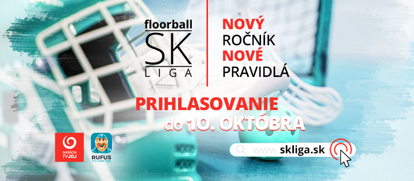 Nadácia TV JOJ spustila prihlasovanie do floorball SK LIGY 2021/2022